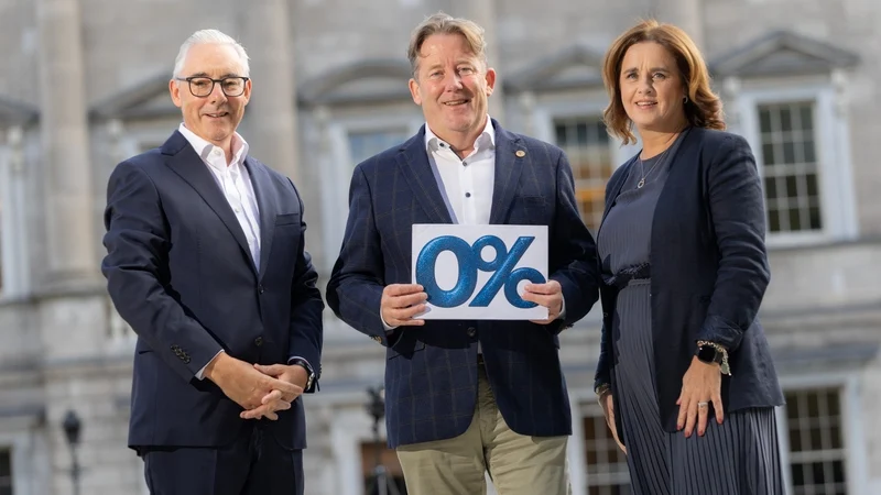 Damien Daly, Chief Operating Officer at Finance Ireland; Minister for Climate, Energy & the Environment Darragh O'Brien and Catherine Lonergan, Director of Customer and Commercial at Bord Gais Energy